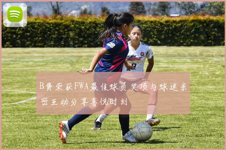 B费荣获FWA最佳球员奖项与球迷亲密互动分享喜悦时刻