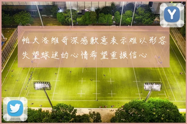 帕夫洛维奇深感歉意表示难以形容失望球迷的心情希望重振信心